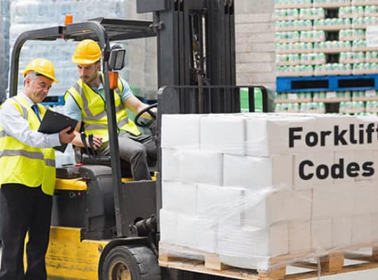 forklift licence codes high risk work licence